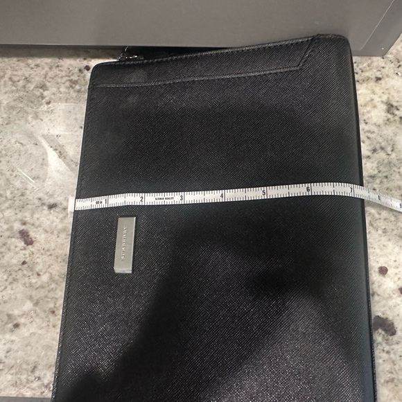 Burberry Black Leather Wristlet - Picture 9 of 12